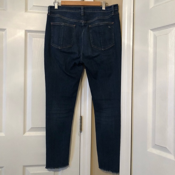 Rag & Bone ‘The Lenox’ High-Rise Skinny Ankle Jeans - Picture 5 of 9